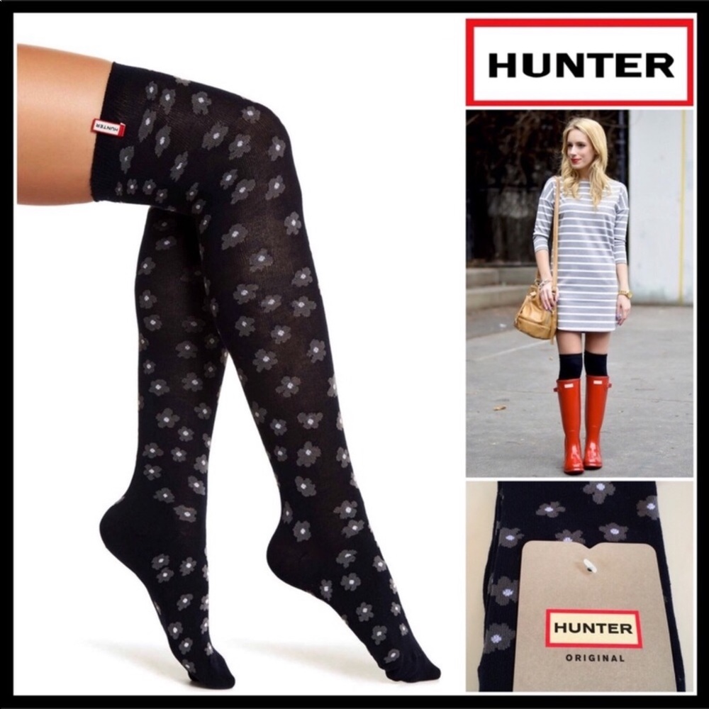 HUNTER ORIGINAL TALL BOOT SOCKS - Picture 1 of 5